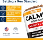 Hemp Calming Chews for Dogs - Dog Calming Treats - Anxiety Relief Treats - Dog Calming Chews - Stress - Sleep Calming Aid - Health & Wellness Supplements for Dog Separation Barking - 60 Treats - Image 5