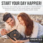 Daily Self Care and Manifestation Journal - A 5 Minute Journal, A 90 Day Planner Journey, Creating Your Dream Life, Vision Board, Guided Journal, & Personal Gratitude Journal, Undated Daily Planner - Image 3