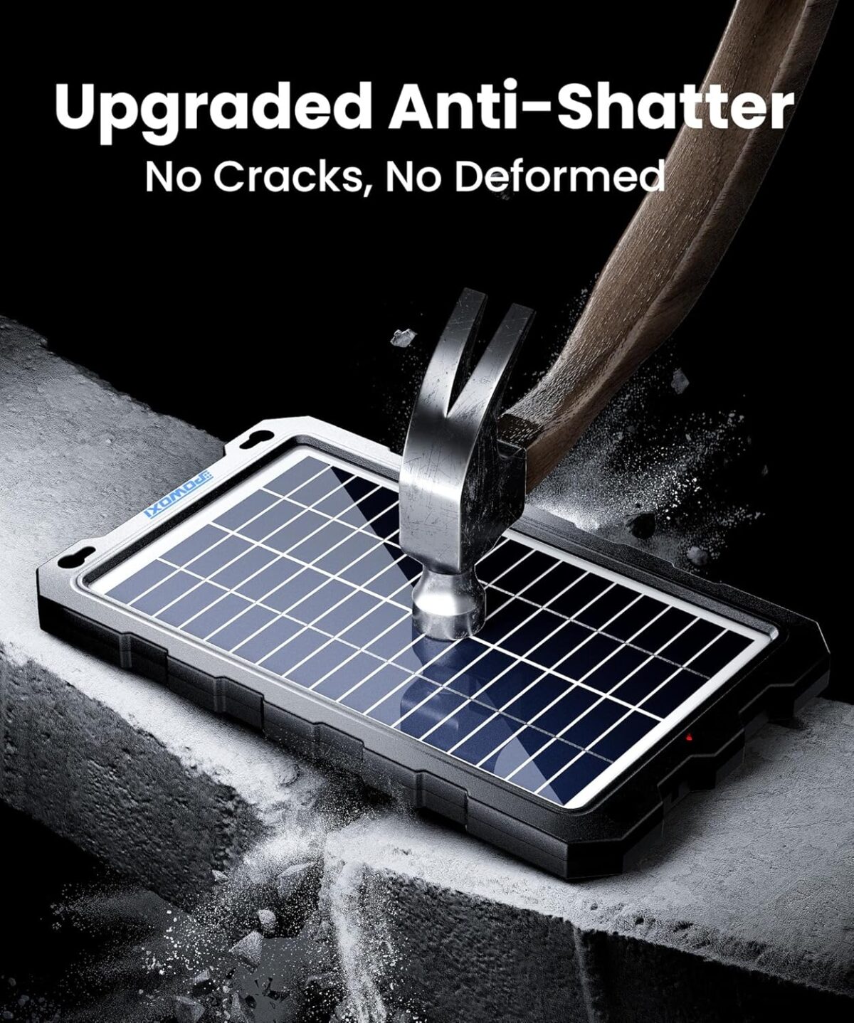 POWOXI Upgraded 7.5W-Solar-Battery-Trickle-Charger-Maintainer-12V Portable Waterproof Solar Panel Trickle Charging Kit for Car, Automotive, Motorcycle, Boat, Marine, RV,Trailer, Snowmobile, etc. - Image 6