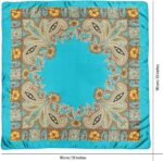 AWAYTR 35” Satin Large Square Head Scarves - 4PCS Silk Like Neck Scarf Hair Sleeping Wraps Satin Silk Scarfs for Women - Image 2