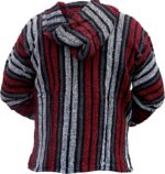 Del Mex Mexican Baja Hoodie Hippie Surf Poncho Sweater Sweatshirt Pullover Jerga - Image 3