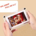 Frameo 5 Inch WiFi Digital Picture Frame - Acrylic Digital Video Frame, 32GB Memory, 1280x800 IPS LCD Touch Screen Electronic Photo Frame, Instant Wireless Share Photos from Anywhere - Image 2