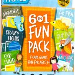 Hoyle 6 in 1 Kids Playing Cards Multi Game Pack, 6 Fun Games in 1 (Ages 3+)