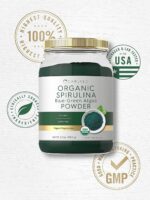 Carlyle Organic Spirulina Powder 2.2 lbs | Blue Green Algae | 8g Spirulina per Serving | Vegan, Non-GMO, Gluten Free Supplement - Image 5