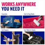 Chom Chom Roller Pet Hair Remover and Reusable Lint Roller - ChomChom Cat and Dog Hair Remover for Furniture, Couch, Carpet, Clothing and Bedding - Portable, Multi-Surface Fur Removal Tool - Image 6