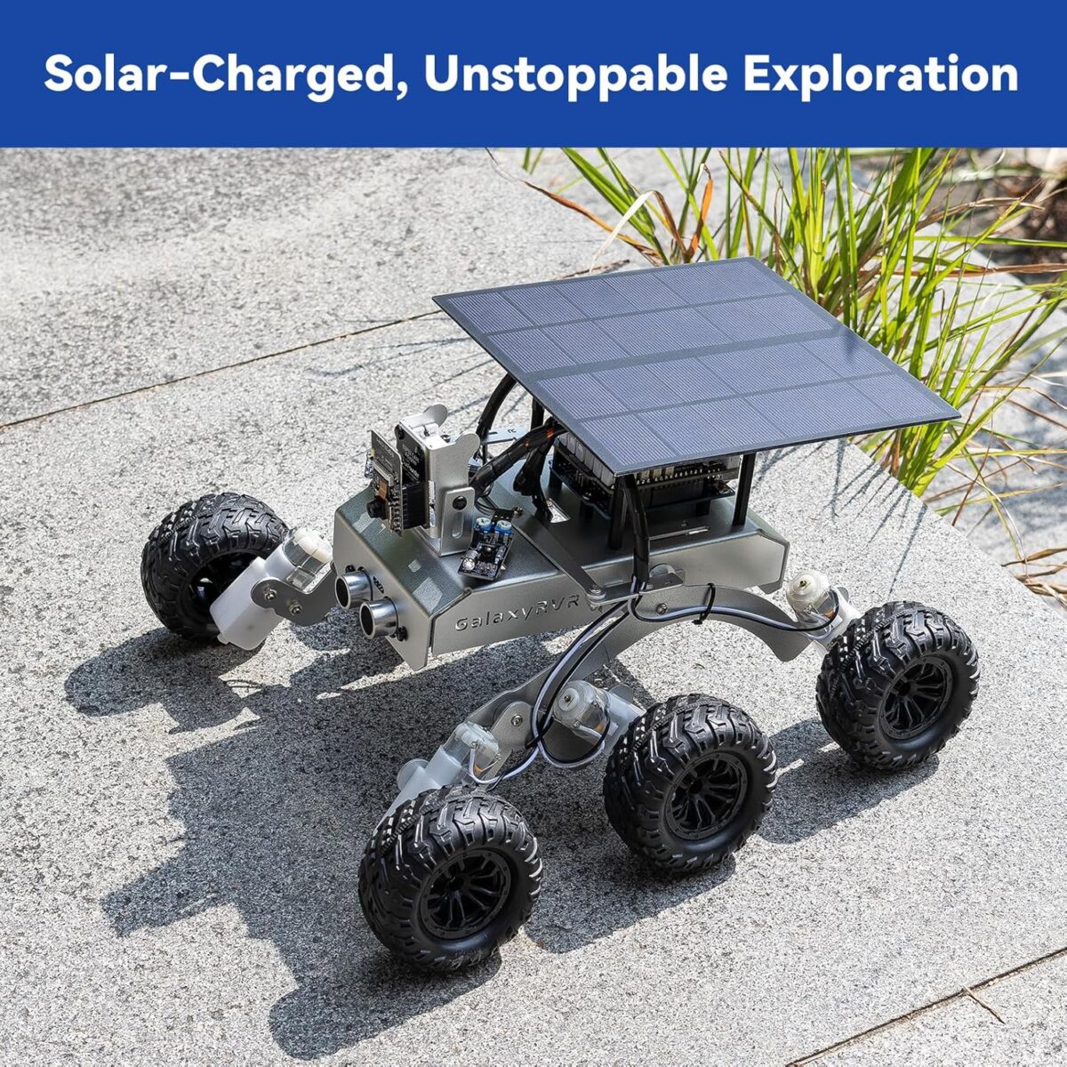 SunFounder GalaxyRVR Mars Rover Kit, Smart Video Robot Car Kit Compatible with Arduino Uno R3 with ESP32 CAM for Real-Time FPV Visuals, R3 Board & Rechargeable Batteries Included - Image 6