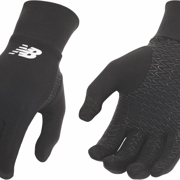 New Balance Lightweight Touchscreen Warm Running Gloves, Anti Slip Men's and Women's Cool Weather Gloves