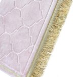 Muslim Prayer Mat, Thick Soft Velvet Muslim Rug, Portable Muslim Prayer Rug, Turkish Prayer Carpet,Janamaz Sajada Carpet for Men and Women Plain Solid Prayer Mat Ramadan Eid Gift.- Pink - Image 6
