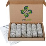 White Sage Smudge Sticks - 6-4" Sage Bundles - Perfect Sage Smudge Stick Smudging Kit Replenishment