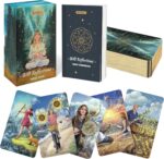 Wyspell Wild Reflections Tarot Deck with 200-Page Guidebook, Gold Edges, and Gift Packaging