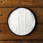 Nature's Mark Mini Zen Garden Kit for Desk with Rake, White Sand, Black Round Base, Miniature Pagoda Figure, River Rocks and Miniature Buddha Figure (6Lx6W Round B) - Image 6