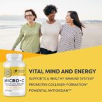 Vimergy Micro-C® Vitamin C Capsules – 500mg per Capsule, Supports Immune Health*, Promotes Collagen Production, Supports Healthy Joints & Bones*, Kosher, Vegan & Gluten-Free, Regular Size 180 Capsules - Image 2