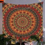 FENDROM Popular Handicrafts Indian hippie Bohemian Psychedelic Peacock Mandala Wall hanging College Dorm Beach Throws Table Cloth Bedding Tapestry - Image 2