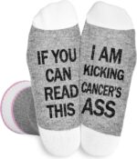 FujLoy Cancer Socks, Cancer Patients Must Have, Chemotherapy Must Haves,Fuck cancer.