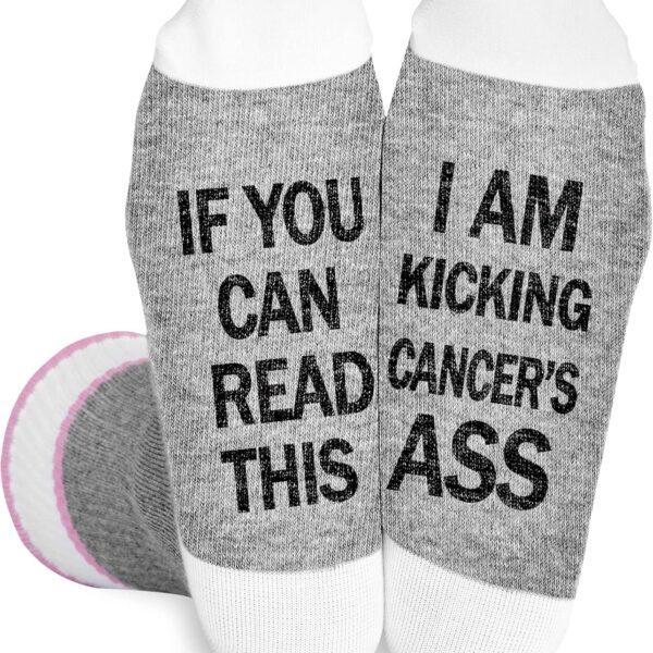 FujLoy Cancer Socks, Cancer Patients Must Have, Chemotherapy Must Haves,Fuck cancer.