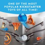 NATIONAL GEOGRAPHIC Magnetic Marble Run - 75-Piece STEM Building Set for Kids & Adults with Magnetic Track & Trick Pieces & Marbles for Building A Marble Maze, STEM Project (Amazon Exclusive) - Image 2