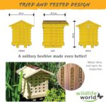 Interactive Wooden Bee House - Pollinator Bee Management System - Image 3