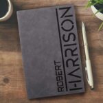 Personalized Leather Journal for Men | Dark Brown, 15 Design, A5 | Engraved Journals to Write in for Men, Women - Diary for Boys - Personalized Notebooks and Journals - Coworker, Office Gifts… - Image 5