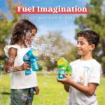 JOYIN 2 Kids Bubble Gun with 2 Bottles Refill Solution, Bubble Machine Gun for Toddlers 1-3 Kids 4-8, Party Favors, Summer Toy, Outdoors, Easter, Birthday Gift - Image 5