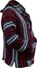 Del Mex Mexican Baja Hoodie Hippie Surf Poncho Sweater Sweatshirt Pullover Jerga - Image 2