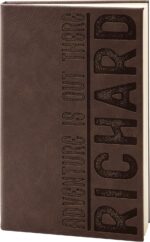 Personalized Leather Journal for Men | Dark Brown, 15 Design, A5 | Engraved Journals to Write in for Men, Women - Diary for Boys - Personalized Notebooks and Journals - Coworker, Office Gifts… - Image 6
