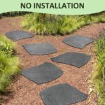 3 Pack Rubber Stepping Stones Outdoor Garden Rubber Pavers Pathway Walkway Paving Stones - Image 5