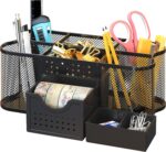 Deco Brothers Desk Organizers Pen Holder Office Caddy Storage, Black - Image 7