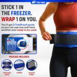 Ice Pack (3-Piece Set) – Reusable Hot and Cold Therapy Gel Wrap Support Injury Recovery, Alleviate Joint and Muscle Pain – Rotator Cuff, Knees, Back & More (3 Piece Set - Classic) - Image 3