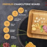 Charcuterie Board Gift Set - Bamboo Cheese Board and Charcuterie Boards Set - Housewarming Gifts New Home, Wedding Gifts for Couples 2025, Bridal Shower Gift, Birthday Gifts for Women - Image 8