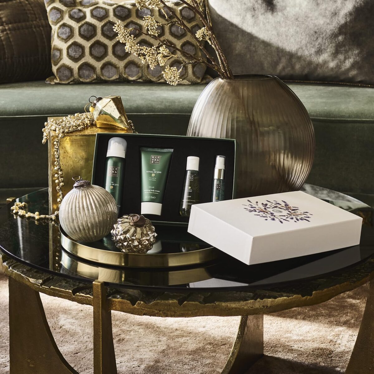 Rituals...The Ritual of Jing Gift Set Small foaming shower gel 50 ml body cream 70 ml Dry Oil 50 ml Pillow & Body Mist 20 ml - Image 2