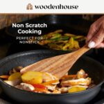 Wooden Spoons for Cooking, 10 Pcs Wooden Cooking Utensils Set – Wooden Utensil Set for Nonstick Pans & Cookware – Teak Wood - Sturdy, Lightweight & Heat Resistant - Image 3