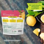 Traditional Medicinals Lozenges, Organic Morning Ease Lemon Ginger, Relieves Nausea & Morning Sickness Associated w/Normal Pregnancy, 30 Individually Wrapped Lozenges - Image 2