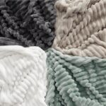 Bedsure White Throw Blanket for Couch - GentleSoft Cozy Soft Blankets for Women, Cute Small Fleece Throws for Girls, Birthday Gifts for Women, Mothers Day Decor Gifts for Mom, Off White, 50x60 Inches - Image 8