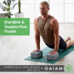 Gaiam Yoga Block - Supportive Latex-Free Eva Foam - Soft Non-Slip Surface with Beveled Edges for Yoga, Pilates, Meditation - Yoga Accessories for Stability, Balance, Deepen Stretches - Image 3