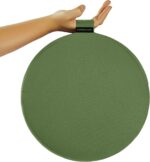Retrospec Sedona Zafu Meditation Cushion Filled w/Buckwheat Hulls - Yoga Pillow for Meditation Practices - Machine Washable 100% Cotton Cover & Durable Carry Handle, Round - Image 6