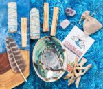 Home Cleansing & Smudging Kit with White Sage, Palo Santo, Abalone & Stand, Smudge Feather & Guide - Smudge Kit with Sage Smudge Sticks - Image 4