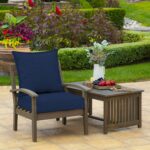 Arden Outdoor Deep Seat Set, 24 x 24, Rain-Proof, Fade Resistant, Deep Seat Bottom and Back Cushion 24 x 24, Sapphire Blue Leala - Image 2