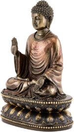 Top Collection Meditating Shakyamuni Buddha Statue Touching the Earth - The Enlightened One Sculpture in Premium Cold Cast Bronze- 9-Inch Supreme Buddha Figurine - Image 2