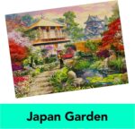 2-Pack of 1000-Piece Jigsaw Puzzles, Amalfi Coast & Japan Garden | Puzzles for Adults and Kids Ages 8+, Amazon Exclusive - Image 5