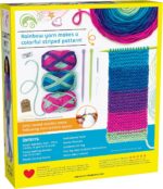 Creativity for Kids Learn to Knit Pocket Scarf - DIY Knitting Kit for Beginners, Kids Craft Kit - Image 15