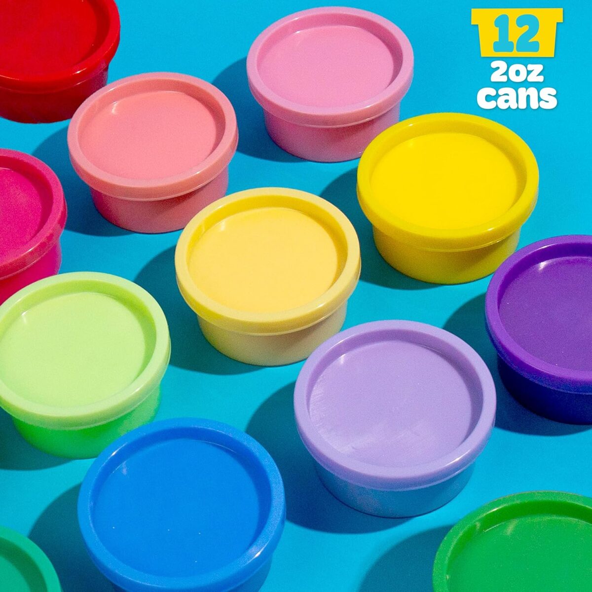 Play-Doh Super Stretch 12 Pack Playdoh Variety - Image 6