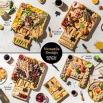 Smirly Charcuterie Board Set - Large Bamboo Cheese Board for Serving - House Warming Gifts New Home, Wedding & Bridal Shower Gift, Birthday Gift for Women - Image 6
