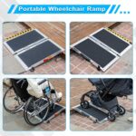 VNN Portable Wheelchair Ramp 2FT, Non-Slip Aluminum Folding Handicap Ramp, Door Threshold Wheelchair Ramps for Home, Wheel Chair Ramp for Home Steps, Scooter Ramp, Doorways, Curbs, Stairs - Image 6
