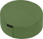 Retrospec Sedona Zafu Meditation Cushion Filled w/Buckwheat Hulls - Yoga Pillow for Meditation Practices - Machine Washable 100% Cotton Cover & Durable Carry Handle, Round