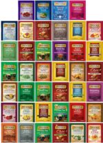 Twinings Tea Bags Variety Collection (Pack of 40) with Honey Sticks