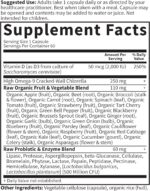 Garden of Life Vitamin D, Vitamin Code Raw D3, Vitamin D 2,000 IU, Raw Whole Food Vitamin D Supplements with Chlorella, Fruit, Veggies & Probiotics for Bone & Immune Health, 60 Vegetarian Capsules - Image 5