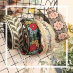 EBOOT 4 Pieces Boho Headband for Women Embroidery Wide Hair Band Bohemia Floral Knotted Wide Headbands Vintage Ethnic Style Girls Accessories(Classic Pattern) - Image 5
