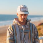 Authentic Baja Hoodie - Drug Rug Hoodie - Mexican Baja Hoodie - Baja Poncho - Grey - Image 3