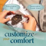 Florensi Meditation Cushion - Comfortable Floor Pillow - Traditional Tibetan Meditation Pillow with Beautiful Velvet Cover - Large Floor Cushion Seating for Adults - Premium Yoga Buckwheat Bolster - Image 5