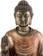 Top Collection Meditating Shakyamuni Buddha Statue Touching the Earth - The Enlightened One Sculpture in Premium Cold Cast Bronze- 9-Inch Supreme Buddha Figurine - Image 5